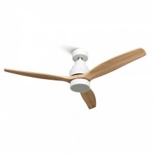 Mellerware Brizy Bright Ventilador de Techo con Luz y Mando 45W Madera Clara en PcComponentes