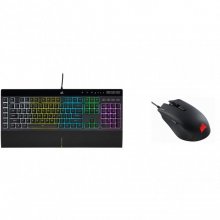 Corsair K55 RGB PRO Teclado Gaming Retroiluminado Negro + Harpoon RGB Pro Ratón Gaming 12000DPI en PcComponentes