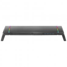 Mars Gaming MGS Soporte Premium RGB para Monitor Negro