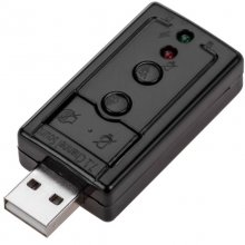 BeMatik US07100 Adaptador Audio 7.1 Virtual USB/Jack 3.5mm