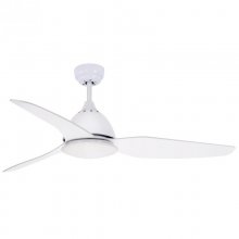 Fabrilamp Gregal Ventilador de Techo con Luz y Mando 78W Blanco en PcComponentes