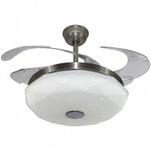 Fabrilamp Jazz Ventilador de Techo con Luz y Mando 25W Blanco en PcComponentes