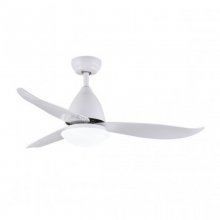 Mimax Kona Ventilador de Techo con Luz LED y Mando 60W Blanco en PcComponentes