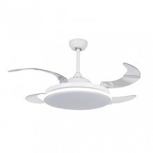 Mimax Zephyr Ventilador de Techo con Luz y Mando 65W Blanco en PcComponentes