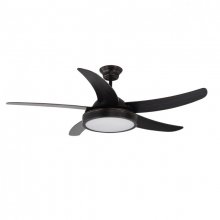 Fabrilamp Cauro Ventilador de Techo con Luz LED y Mando Aspas Reversibles 79W Marrón/Haya en PcComponentes