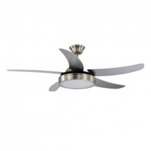 Fabrilamp Cauro Ventilador de Techo con Luz LED y Mando Aspas Reversibles 79W Níquel/Haya en PcComponentes