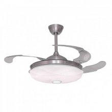 Tegaluxe Music Ventilador de Techo con Luz LED y Mando 37W Níquel en PcComponentes