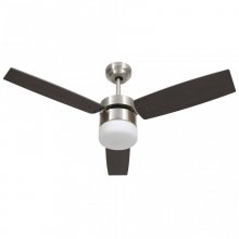 VidaXL Ventilador de Techo con Luz y Mando 41W Marrón Oscuro en PcComponentes