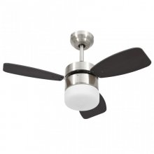 VidaXL Ventilador de Techo con Luz y Mando 39W Marrón Oscuro en PcComponentes