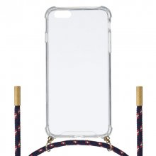 Funda Silicona Colgante Transparente Tricolor para iPhone 8 Plus en PcComponentes