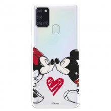 Funda Oficial de Disney Mickey y Minnie Beso Clásicos Disney para Samsung Galaxy A21S en PcComponentes