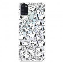 Funda Oficial de Peanuts Snoopy Siluetas para Samsung Galaxy A21S en PcComponentes