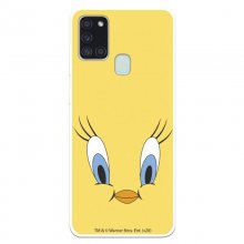 Funda Oficial de Warner Bros Piolín Fondo Amarillo Looney Tunes para Samsung Galaxy A21S en PcComponentes