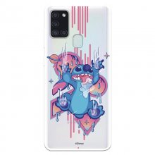 Funda Oficial de Disney Stitch Graffiti para Samsung Galaxy A21S en PcComponentes