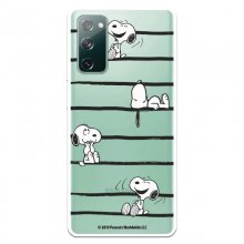 Funda Oficial de Peanuts Snoopy Rayas para Samsung Galaxy S20 FE en PcComponentes