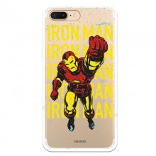 Funda Oficial de Marvel Iron Man Color Transparente para iPhone 8 Plus en PcComponentes
