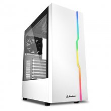 Sharkoon RGB Slider ATX Cristal Templado USB 3.0 ARGB Blanca en PcComponentes