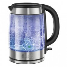 Russell Hobbs Glass Hervidor de Agua 1.7L 2000W Plata en PcComponentes
