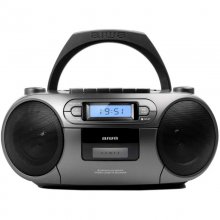 Aiwa BoomBox BBTC-550MG Radio CD Bluetooth Gris Reacondicionado en PcComponentes