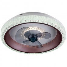 Tegaluxe Diamond Ventilador de Techo con Luz y Mando 50W Marrón en PcComponentes