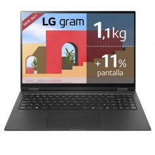 LG Gram 16Z90P Intel Core i7-1165G7/16 GB/512GB SSD/16" en PcComponentes