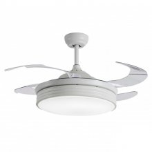 Sulion Bombay Ventilador de Techo WiFi con Luz LED y Mando 62W Blanco en PcComponentes