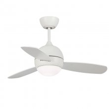Sulion Tico Ventilador de Techo con Luz LED y Mando Aspas Reversibles 37W Blanco/Madera en PcComponentes