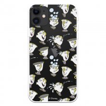 Funda Oficial de Disney Chip Potts Siluetas La Bella y la Bestia para iPhone 12 Mini en PcComponentes