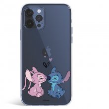Funda Oficial de Disney Angel & Stitch Beso para iPhone 12 Pro Max en PcComponentes