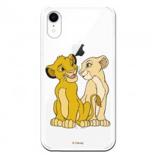 Funda Oficial Disney Simba y Nala Transparente El Rey León para iPhone XR en PcComponentes