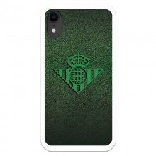 Funda Licencia Oficial Real Betis Balompié Escudo Verde Fondo Trama para iPhone XR en PcComponentes