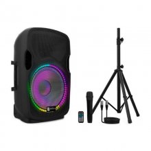 Wiibo Festa 12BT Altavoz Activo Bluetooth 200W + Soporte + Cable + Micrófono en PcComponentes