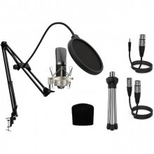 Audibax Berlin 1800 Silver Pro Pack Micrófono Studio Gran Diafragma en PcComponentes