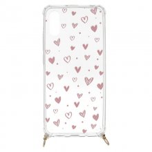 Funda Silicona Colgante Corazones Rosas para Xiaomi Redmi 9A en PcComponentes