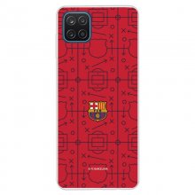 Funda Licencia Oficial FC Barcelona Escudo Fondo Rojo Tactics para Samsung Galaxy A12 en PcComponentes