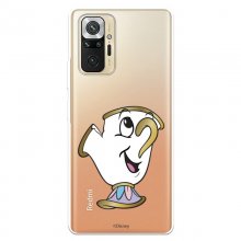 Funda Oficial de Disney Chip Potts Silueta Transparente La Bella y la Bestia para Xiaomi Redmi Note 10 Pro en PcComponentes