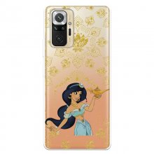 Funda Oficial de Disney Aladdin Jasmín Floral Transparente para Xiaomi Redmi Note 10 Pro en PcComponentes