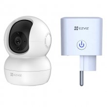 Ezviz Pack TY2 Cámara de Vigilancia IP WiFi 1080p + T30 Enchufe Inteligente WiFi en PcComponentes