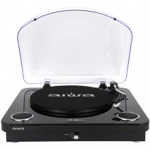 Aiwa GBTUR-120BKMKII Tocadiscos Bluetooth Negro Reacondicionado en PcComponentes