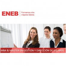 ENEB MBA + Máster en Gestión y Dirección de Equipos (Certificación Universitaria) 1800 Horas en PcComponentes
