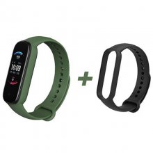 Amazfit Band 5 Pulsera de Actividad Verde + Correa Negra en PcComponentes
