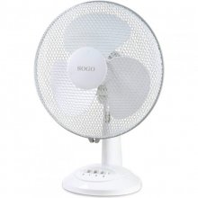 Sogo Ventilador de Sobremesa 35W Blanco en PcComponentes