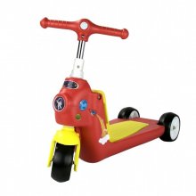 Airel Rockets Patinete/Bicicleta de Equilibrio 3 Ruedas Rojo