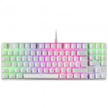 Mars Gaming MKREVOPRO Teclado Gaming Mecánico Blanco Switch Azul en PcComponentes