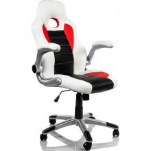 Silla Racing Sports Blanca/Negra en PcComponentes