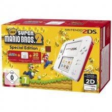 Nintendo 2DS Roja/Blanca + Nuevo Super Mario 2 (preinstalado) en PcComponentes