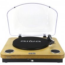 Aiwa GBTUR-120WDMKII Tocadiscos Bluetooth Madera Reacondicionado en PcComponentes