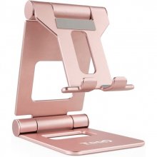 TooQ Soporte Ajustable para Smartphone/Tablet hasta 10" Rosa Velvet en PcComponentes