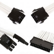Phanteks Combo Pack Cables Extensión Placa Base 24P/8P/8V Pines Blanco en PcComponentes