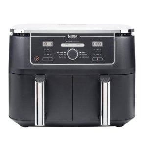 Freidora de aire Ninja AF400EU 9.5L 2470W Doppelkammer mit Timer und Display